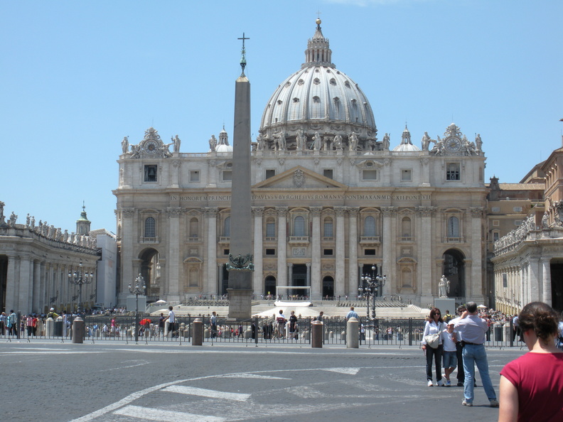 St. Peter's, and the main entrance to the Vatican